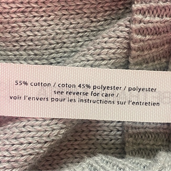 Bethany Mota Gray Sweater Top Sequin Red Front Center Bow. Sz XL - Picture 8 of 11